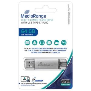 Pendrive 64 GB USB 3.0 con spina USB Type-C™ Media Range