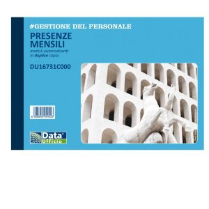 Blocco presenze mensili DU16731C000 Data Ufficio