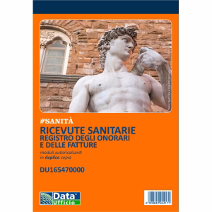 Blocco ricevute sanitarie DU165470000 Data Ufficio